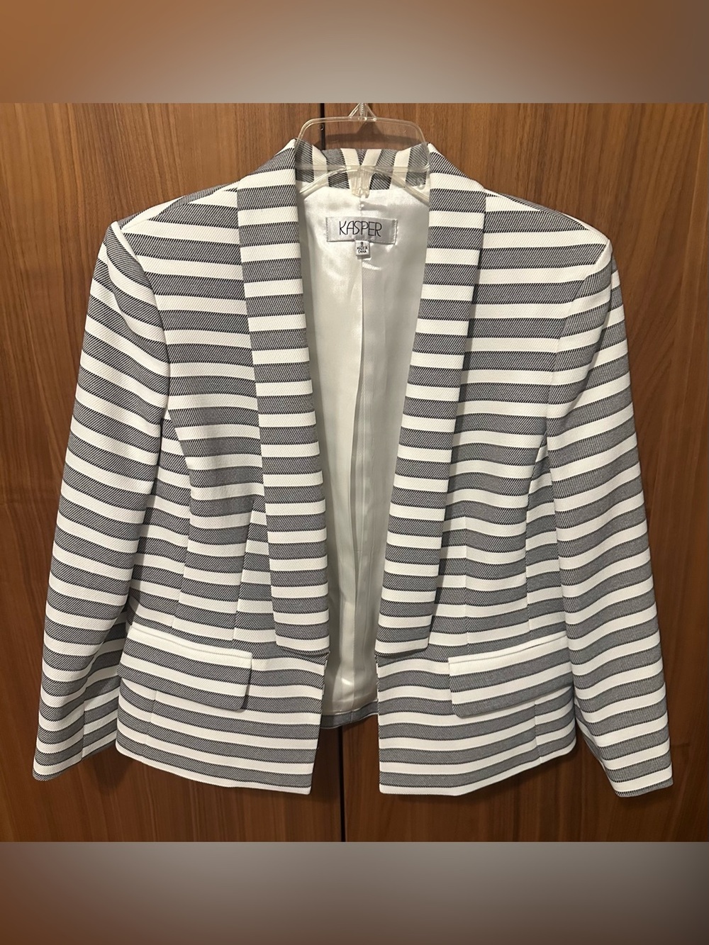 Kasper Striped Blazer